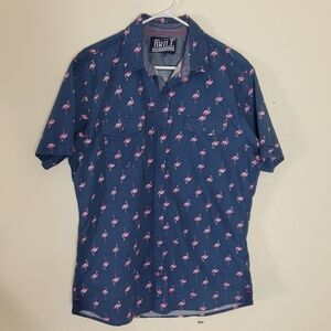 Drill Men's  Flamingo Shirt Size L